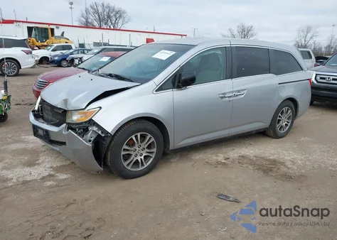 2012 Honda Odyssey Ex z USA, uszkodzony, nr VIN 5FNRL5H42CB102439